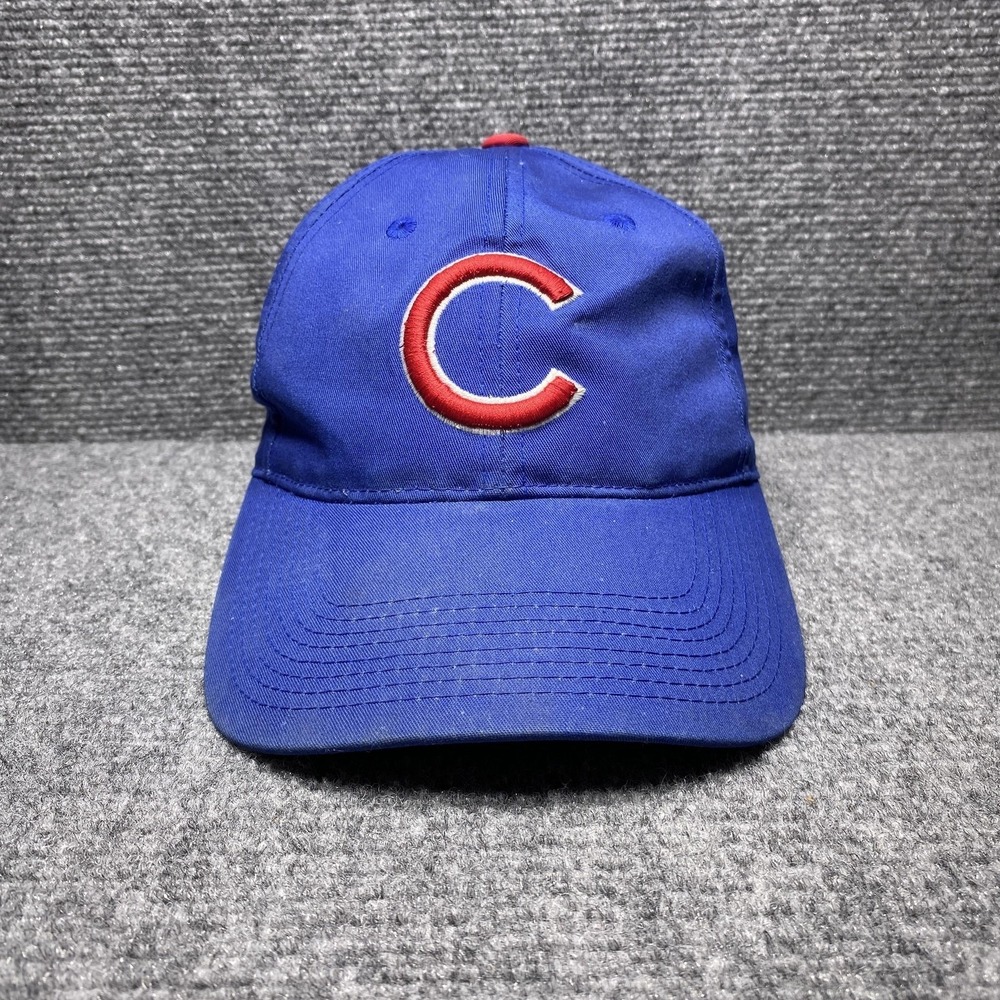 Chicago Cubs Hat Cap Strap Back Blue MLB Baseball Mens Team Outdoor Cap One Size
